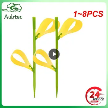 1 ~ 8ШТ 2 Технически характеристики на Жълт стикер Armyworm Двустранни самозалепващи етикети с растения от утолщенного картон