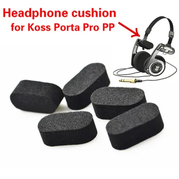1 двойка от порест каучук амбушюров, възглавница, лента за глава с двустранна лента за Koss Porta Pro, калъф от мека гъба от полипропилен