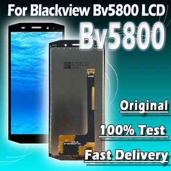 100% Тествани Оригинал За Blackview BV5800 LCD дисплей със Сензорен панел, Дигитайзер на Екрана В Събирането За Blackview BV5800 Display