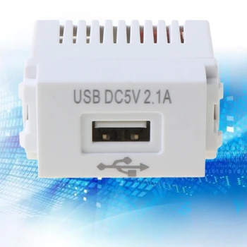128Type 220V-5V 2.1 A USB Интерфейсен адаптер, Превключване модул 2.1 A, Панел за зареждане на мобилен телефон, USB Модул захранване, Директна Доставка, Нова