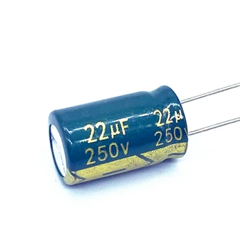 200 бр. и 300 бр./много висока честота на низкоомный 250 В 22 icf алуминиеви електролитни кондензатори с размери 10*17 22 icf 20%