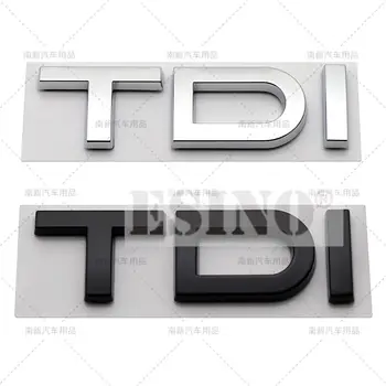3D TDI Автомобилен Багажник ABS Значка Емблема на Задната врата На Багажник, Броня, Врата, Лигав Икона за Audi A4 A5 A6 A7 A8 Q3 Q5 Q7