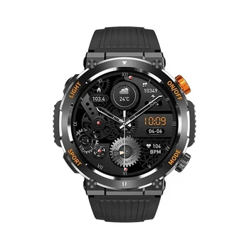 HT17 Смарт часовници Мъжки Компас, Led Осветление Спорт на открито Предизвикателство Bluetooth 1,46 инча 450 ма Голяма батерия Тракер Здраве Умни Часовници