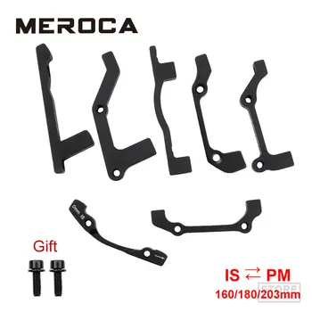 MEROCA МТБ дисков спирачен диск PM/IS адаптер 160/180/203 мм IS/PM адаптер за превоз от алуминиева сплав аксесоари за велосипеди