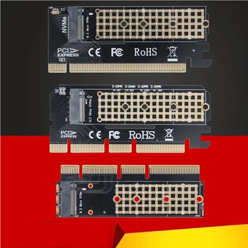 PCIE NVME Адаптер M2 PCI Express 3,0x1x4x8x16 Такса за разширяване на Странично Converter Поддържа 2230 2242 2260 2280 M Ключ M. 2 NVME SSD