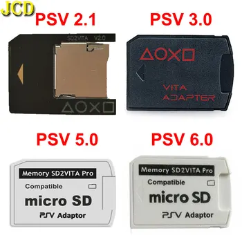 SD2VITA PLUS Адаптер за Карта с памет PSV Vita 1000 2000 2,1 3,0 5,0 6,0 Система Micro, Micro-SD Карта памет TF Дръжка Държач за карти