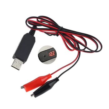 USB QC3.0 Кабел за зареждане от 5 До 6 от 8,4 През 12 В Регулируем захранващ Адаптер Директен доставка