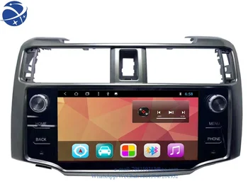 yyhcAndroid 8.1 Автомобилен GPS тракер Anto Storeo, навигатор на брега на река, Пиянство от видео, аудио, радио 4G за Toyota 4 Runner
