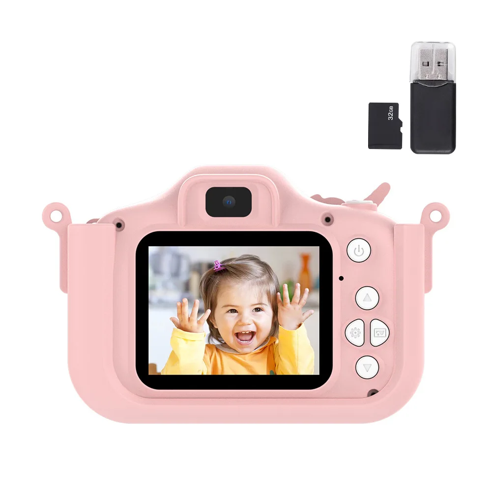 1080P HD 2,0 Инчов Екран, Цифрова Камера, 4000 W Фотоапарат USB Акумулаторна с карта памет от 32 GB Детски Подаръци за Рожден Ден и Коледа - 3