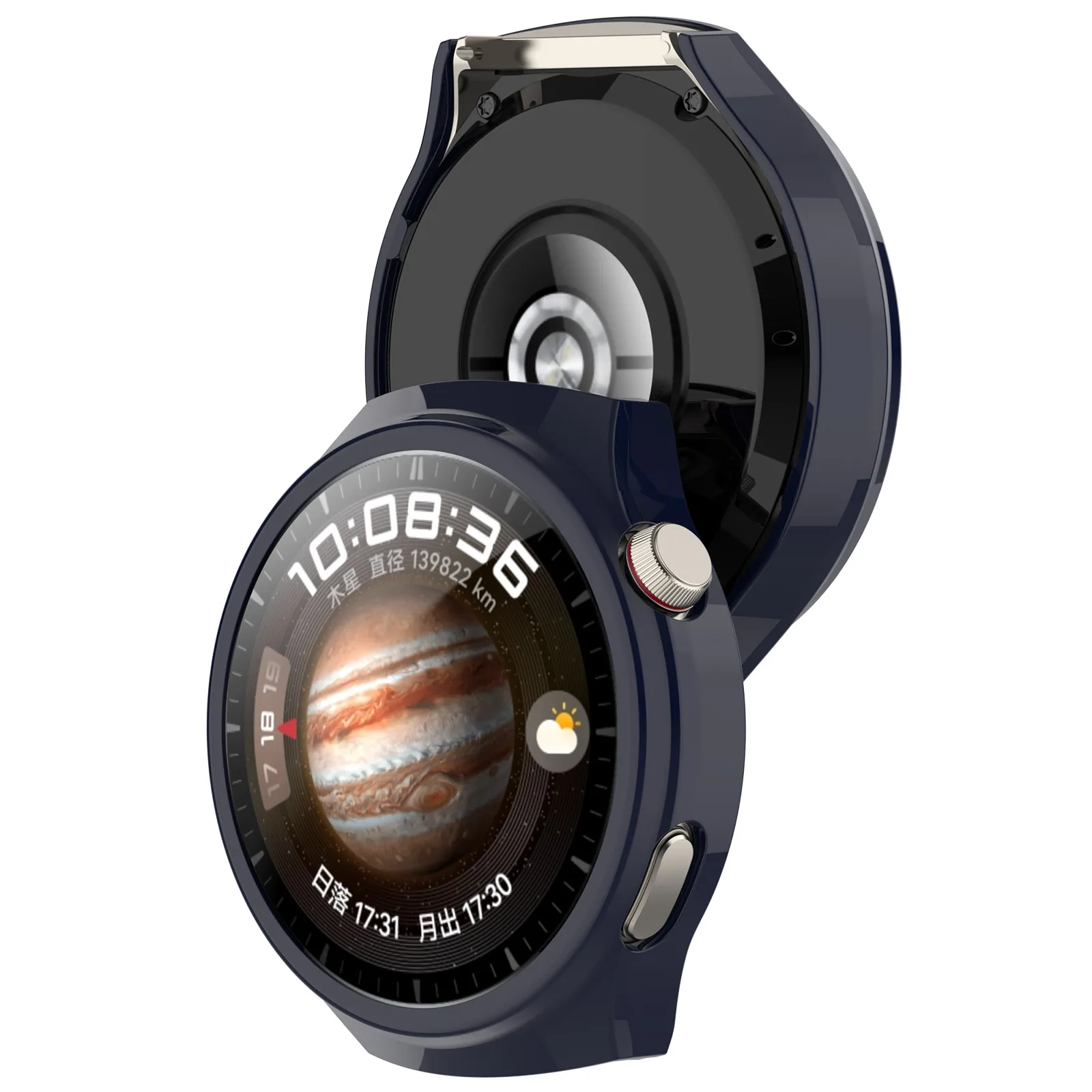 2 бр. Мека филм + защитен калъф за smart часа Huawei Watch 4 pro, защитна рамка за Huawei Watch 4 pro, аксесоари за броня - 2