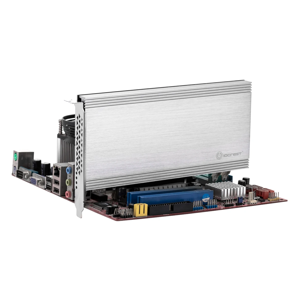 4 Порта M. 2 NVMe за Pcie 3,0x16 Адаптер контролер Дружина Странично Card PCI Express Mining Host Controller Black - 1