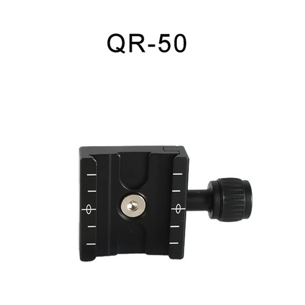 Быстроразъемная плоча QR-50 е Съвместима с топка глава за статив серия Arca Swiss монопод DSLR-камери - 1