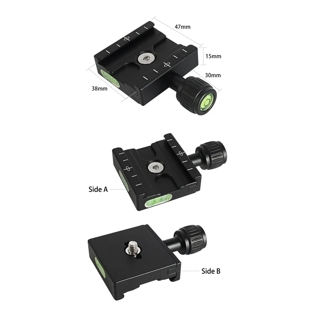 Быстроразъемная плоча QR-50 е Съвместима с топка глава за статив серия Arca Swiss монопод DSLR-камери - 3