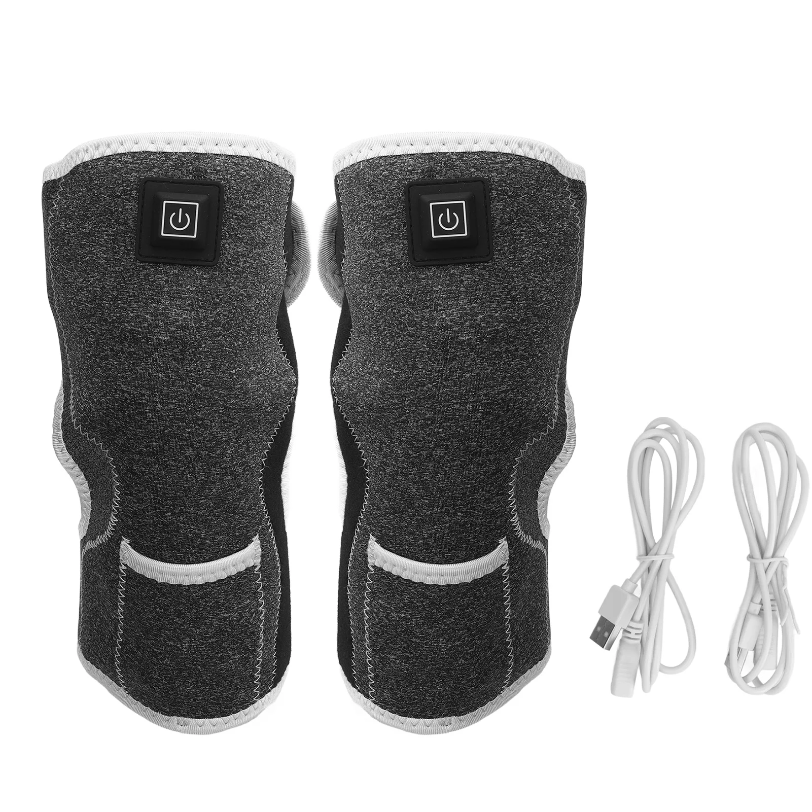Наколенник с подгряване, електрически коленете, Широко използвана Ефективна тъкан с добра еластичност, Вграден джоб за облекчаване на умора ставите - 0