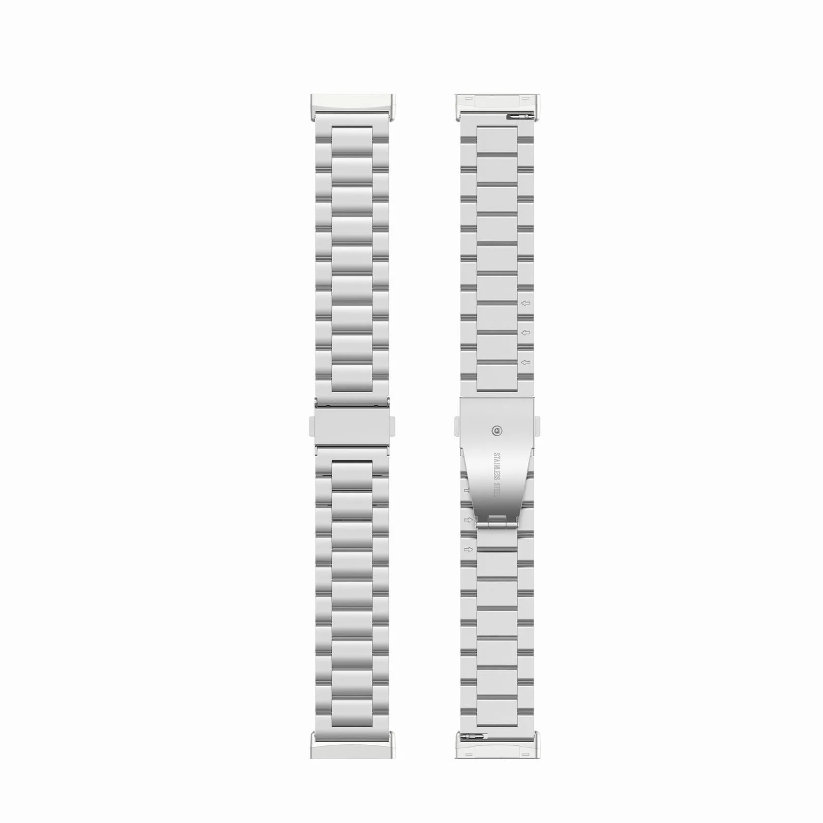 Подходящ за Fitbit Versa 4/3/sense 2/sense Three Beads, метална каишка за часовник, висококачествени сменяеми аксесоари за умни часа - 4