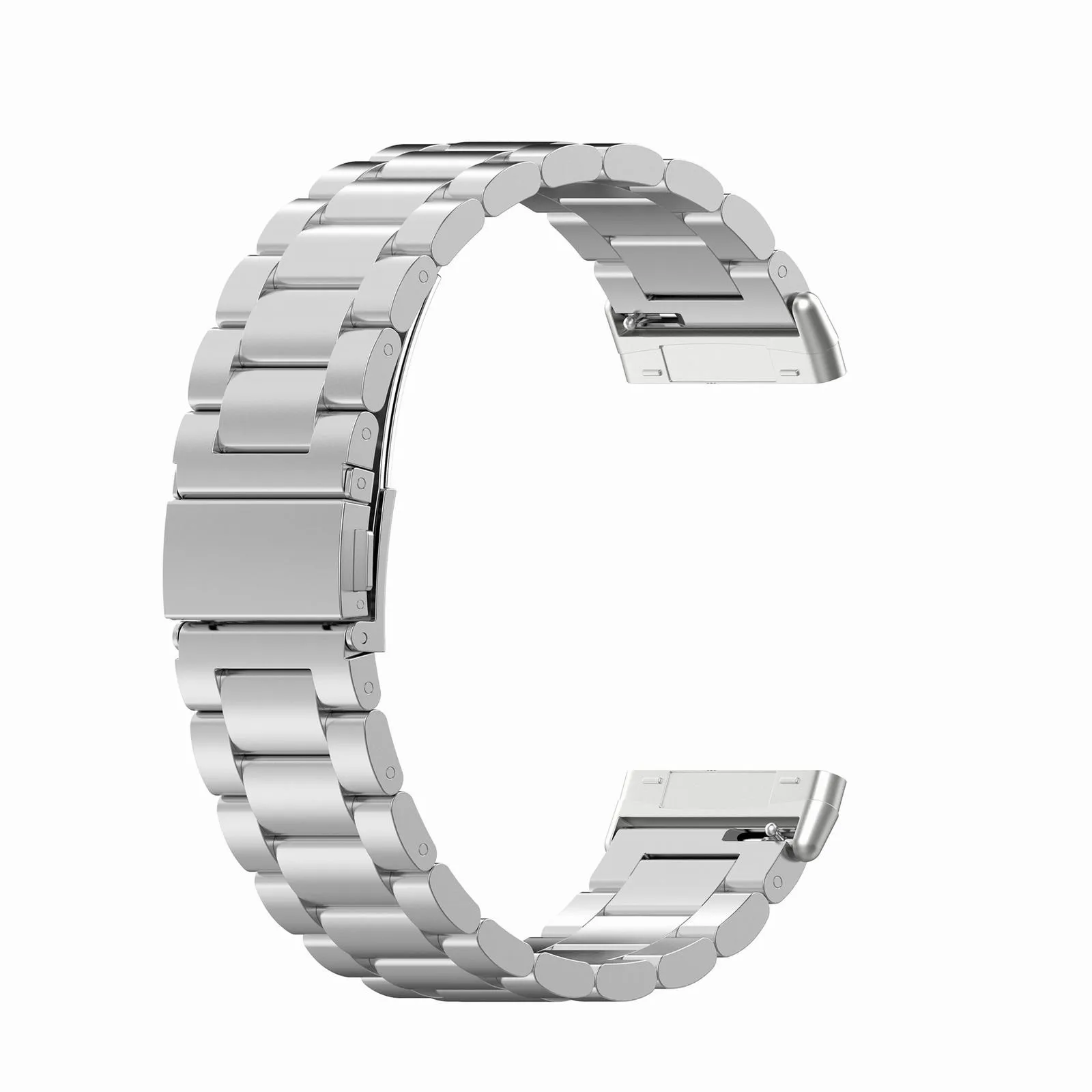 Подходящ за Fitbit Versa 4/3/sense 2/sense Three Beads, метална каишка за часовник, висококачествени сменяеми аксесоари за умни часа - 5