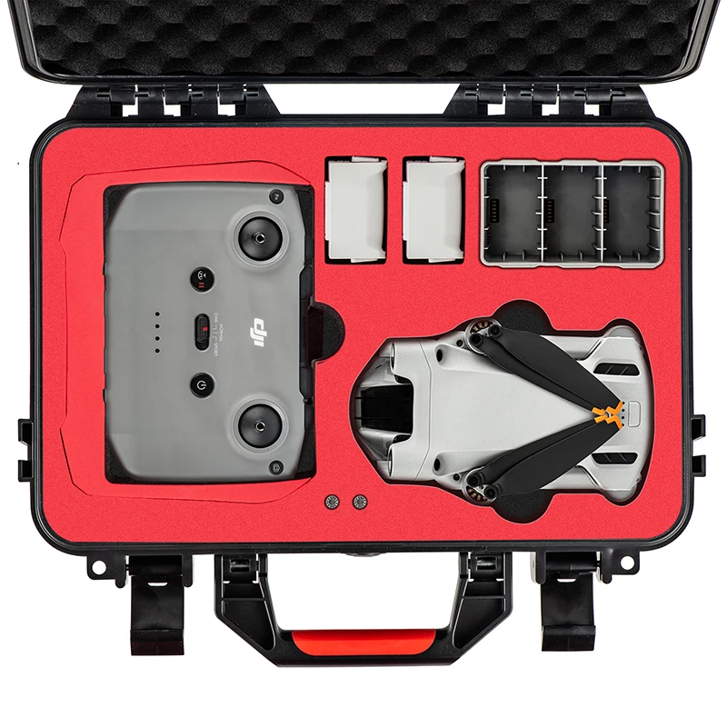 Преносим калъф за дрона, водоустойчива кутия от ABS-пластмаса, твърд калъф с Голям капацитет за Дрона DJI Mini PRO 3, Универсални аксесоари - 3