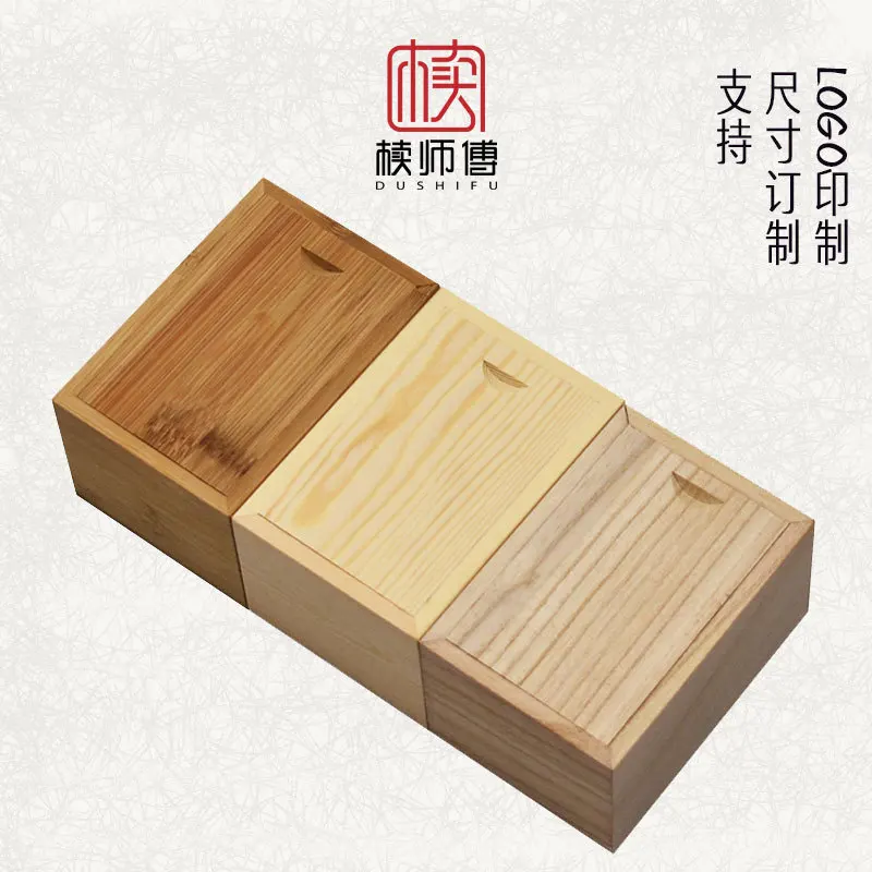 Реколта дървен материал Тунга, Борова дървесина, Бамбук Дърво, Опаковане на Подаръци, Различни прибиращи кутии за съхранение могат да бъдат персонализирани с различни размери - 2