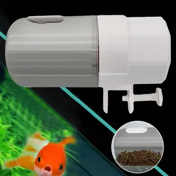 Автоматичен Фидер на риба Аквариум с 3-степенна скоростна кутия, Регулиране на плъзгащия превключвател за синхронизация, Влага беззвучная Ясла за риба, Електрическа ясла за риба