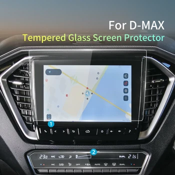 Автомобилни стикери, протектор на екрана За ISUZU D-MAX 2020 2023, Защитен слой От закалено Стъкло, Навигационна Аксесоари за автомобили Carplay