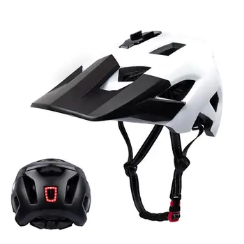 Велосипеден шлем, USB задна светлина, Вградени велосипедни каски, Миещи Удобни Аксесоари за Колоездене, Състезания по конна езда