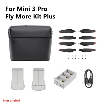 За Mini 3 Pro Fly More Kit Plus 3850 ма, съвместим с дроном Mini серия 3/Mini Pro 3, неоригинален продукт, за подмяна на