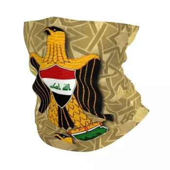 Иракския знаме с орел, шарена Кърпа, топла вода чанта за врата, Женски, Мъжки Зимни Походный Ски шал, Гамаши, маска за лице
