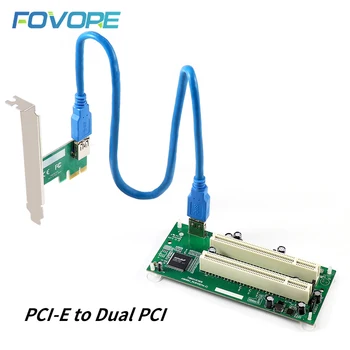 Кабел-адаптер PCI-E PCI express mini PCI pci-e x1 - x16 странично карта