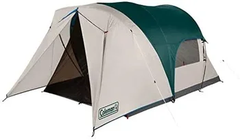 Кемпинговая палатка с экранированным веранда, всепогодная палатка на 4/6 човек със затворени экранированным веранда, в комплекта са включени дъждобран, чанта за носене,