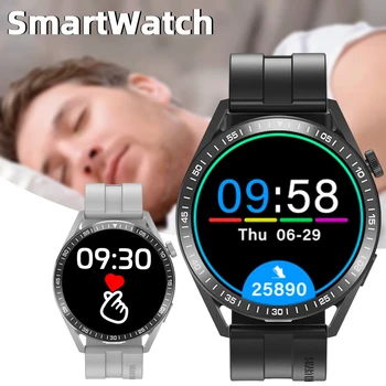 Кръгли Женски смарт часовници WH8 със сензорен екран, спортен фитнес тракер, водоустойчиви дамски умни часовници за мъже за Android и iOS