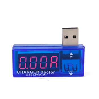 Мини USB Зарядно, Волтметър, Амперметър, Електроника, Дигитален USB-тестер на ток за зареждане на мобилни устройства, измерване на напрежение Отстъпка 40%
