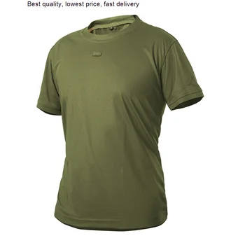 Мъжки Тактическа Военна Спортни дрехи на открито Бързосъхнеща Армията риза с къс ръкав Летни Туризъм Дишащи Дрехи За Катерене