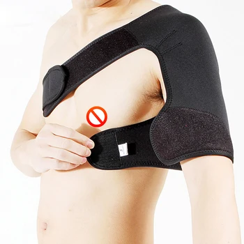 Найлон стикер за стабилизиране на рамо, Раменна превръзка за Защита от налягане, Топло Регулируема Упойка за мъже и жени