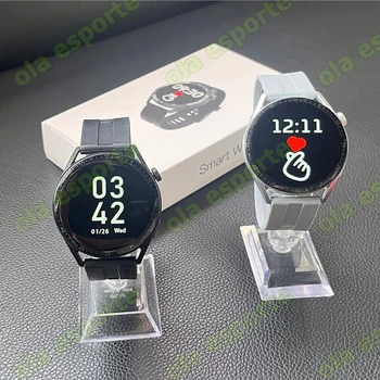 Новост в Смарт часа Гласов асистент Bluetooth Предизвикателство Спортни Фитнес часовници Дамски Мъжки Smartwatch Серия 8 за Huawei Gts 4 Mini Xiaomi
