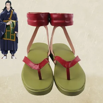 Обувки за cosplay в стил аниме джиу-джицу Кайсен, Лятна обувки за парти Гето Suguru, Обувки за cosplay от изкуствена кожа, Подпори за парти