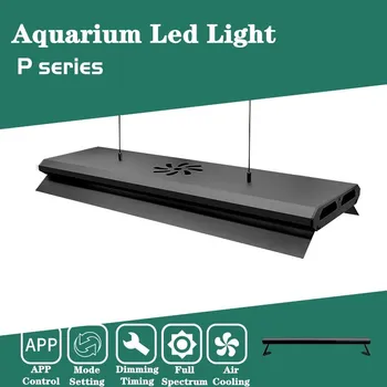 Пълен Набор от Отглеждане на Аквариумни растения с Регулируема Яркост Bluetooth LED Fish Tank Light Sunrise Лампа за Залез на Слънцето аквариум аксесоари