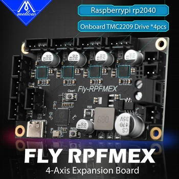 Такса Mellow FLY-RPFMEX TMC2209 с фърмуер Klipper За Подробности 3D принтер Fly-Джемини 4-AxisExpansion Voron 2.4 Trident Vcore 3