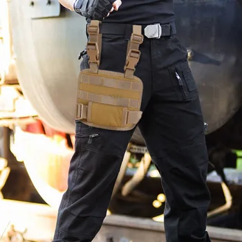 Тактическа чанта за краката, Комбинирана Подвесная дъска Molle, Преносим чанта за патрони с CS, Гамаши, Паньер, Военни аксесоари