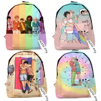 Училищен раница Heartstopper ЛГБТ, чанта за съхранение, аниме 