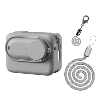 Чанта за фотоапарат, силиконов калъф за носене, защитната обвивка от надраскване, защитна кутия за камера Insta360 GO3