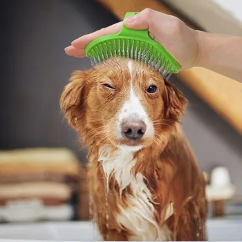 Четка за баня за кучета и Котки, Гребен, Гумени ръкавици, за да се грижа за коса, Ръкавица за почистване на душата, Масаж За домашни любимци, Аксесоари за къпане, Почистващи препарати