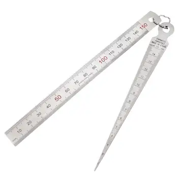1-15 мм Набор от Трапецовидни Щупов, Линийка за измерване хлабината, Инструменти За измерване хлабината, Стоманена линийка, Клиновой дебелометрия на вентила