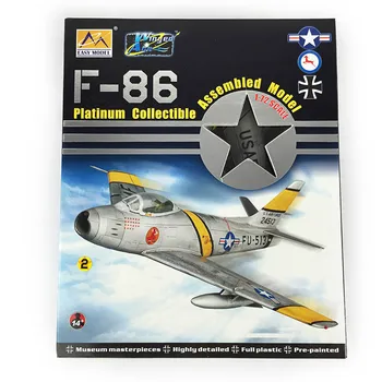 1/72 Самолет FU-513 F-86F Sabre Warplane Warcraft Сребриста ЛЕК МОДЕЛ за подаръци на момчетата 37101 TH07326-SMT2