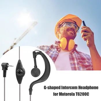 2,5 мм Жак за слушалки Слушалки с микрофон ПР G-образна Слушалка Слушалка за Многофункционални радиостанции, аксесоари за радио Motorola