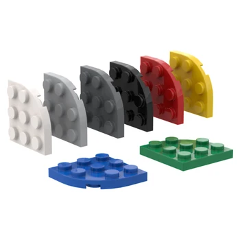 30357 Чиния с кръг, ъгъл, 3 x 3 точкови кирпичика, играчки, съвместими с lego 30357, детски развивающий блок 