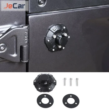 JeCar Черна Автомобили Радиоантенна База Декоративна Капачка ABS От Неръждаема Стомана За Jeep Wrangler JK JL JT Auto Външни Аксесоари