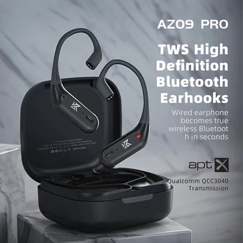 KZ AZ09 Pro Update, Безжичен кабел Bluetooth 5.2 Кабел за слушалки Безжични ухото на куката B/C пинов конектор за зарядно калъф
