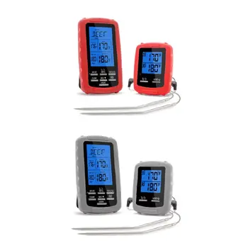LCD цифрови сонди, Термометър за фурна, Кухненски Часовник с Таймер за Готвене, Хранително-вкусовата термометър