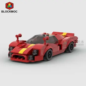 MOC Тухли Ferraris330 330 P4 P3 Състезателни Спортен Автомобил Технически Шампион Автомобил Скорост Строителни Блокове на Гаражни Играчки за Момчета, Подаръци