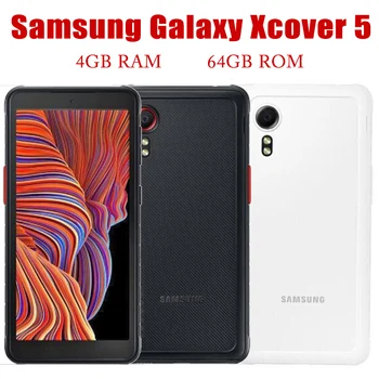 Samsung Galaxy Xcover 5 G525F Отключени восьмиядерный 4 GB RAM И 64 GB ROM 4G LTE 16MP Две SIM карти и Android Оригинален мобилен телефон